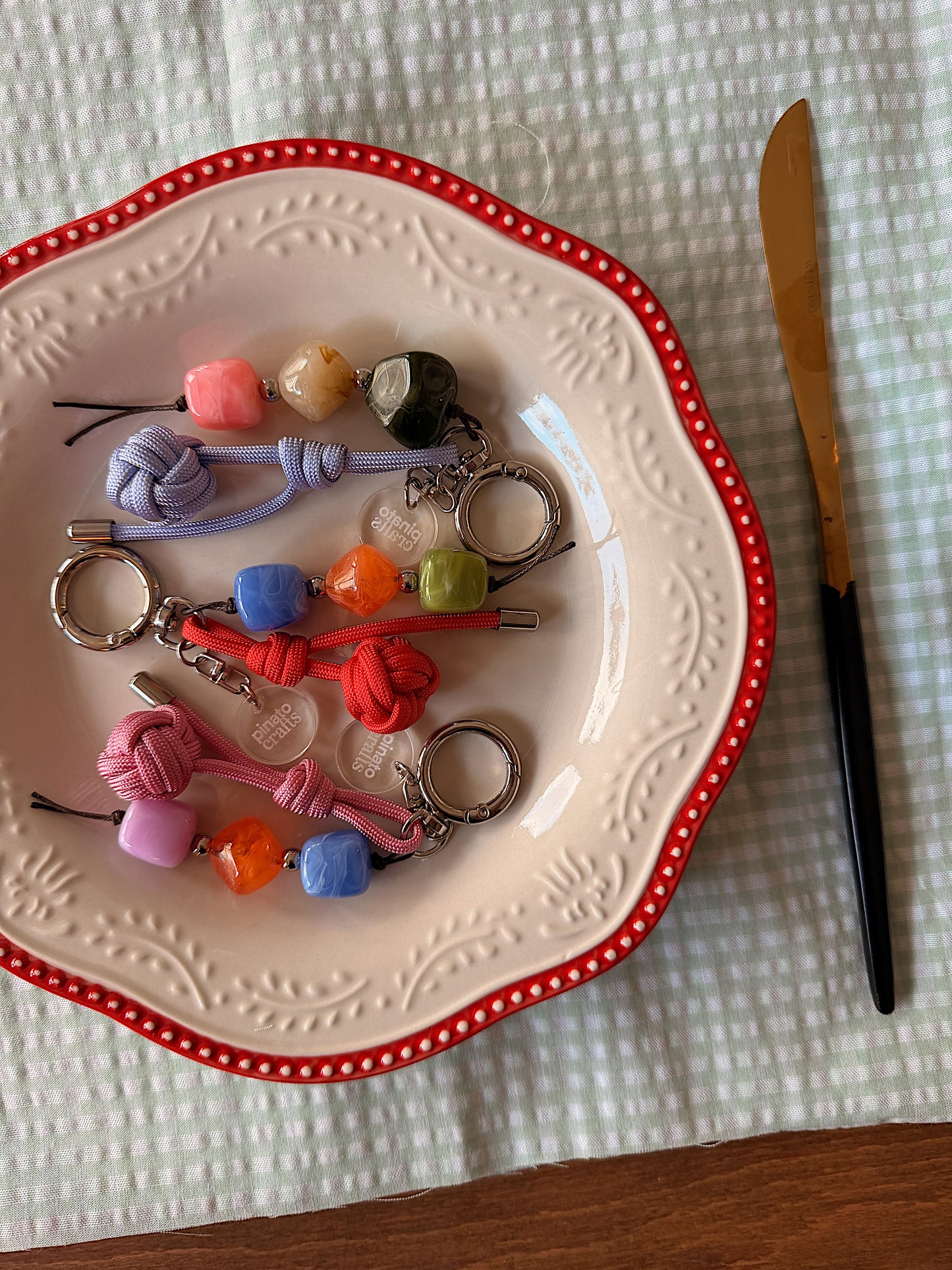 Monkey knot Keychain