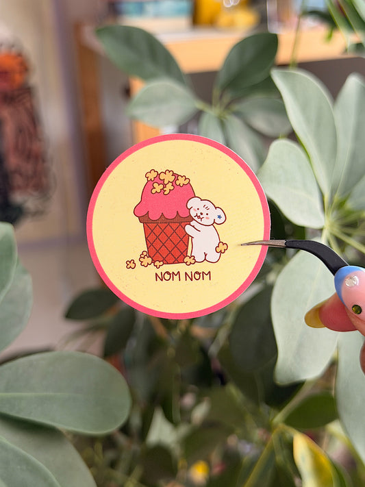 Scratch n Sniff Sticker - Nom Nom