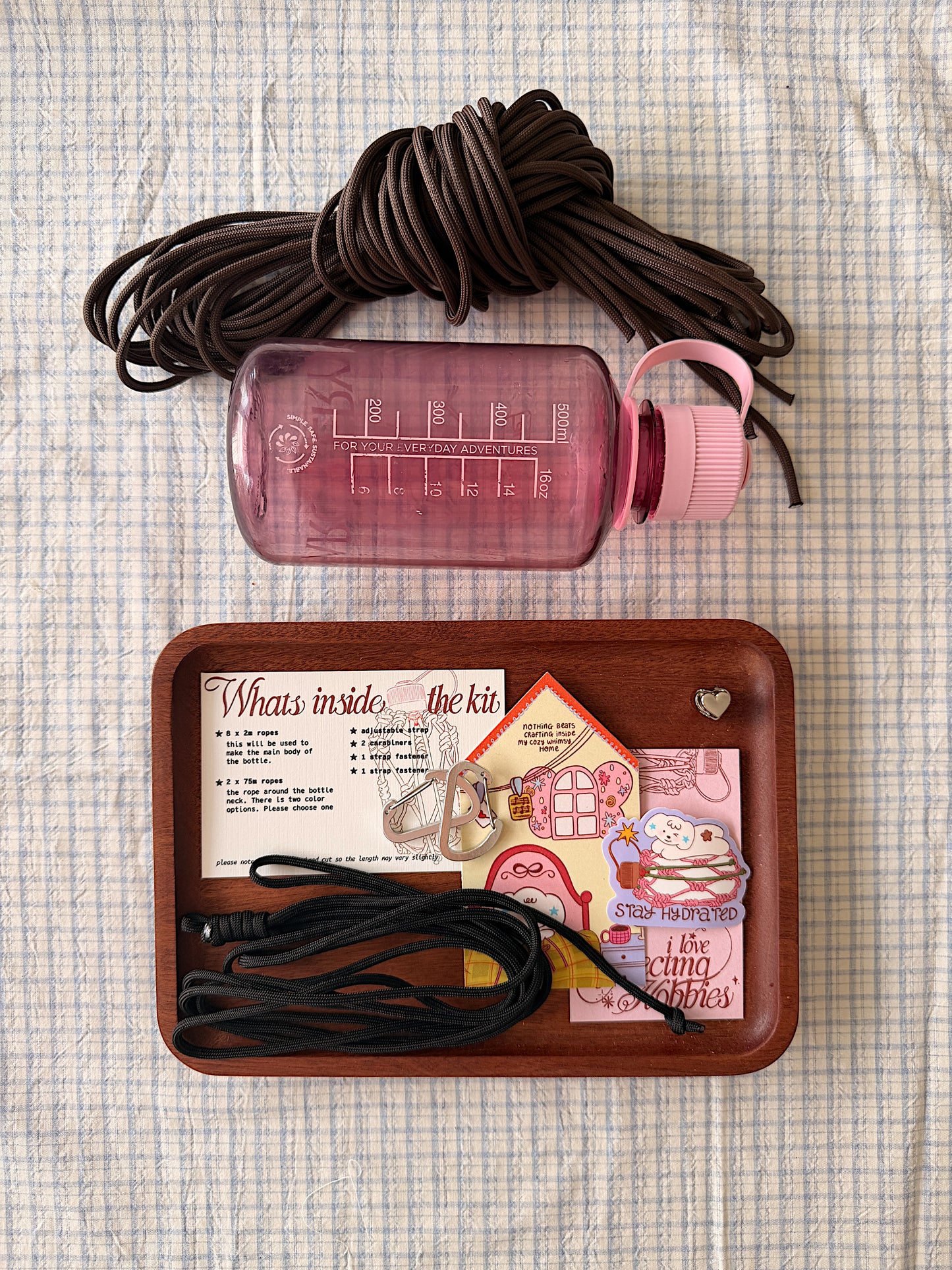 Bottle Bag Paracord Kit