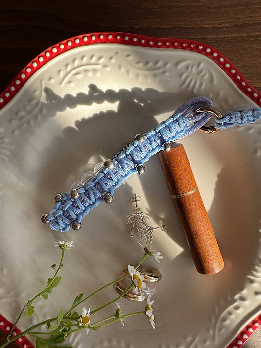 Lavender Blue Wrist Strap